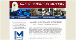 Desktop Screenshot of greatamericanmovers.com